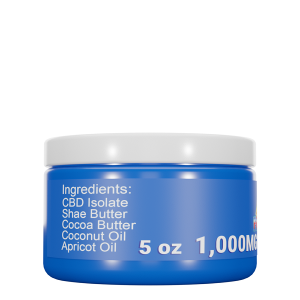 1,000mg CBD Body Butter for smooth and hydrated skin with CBD benefits.