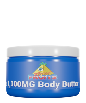 1,000mg CBD Body Butter for smooth and hydrated skin with CBD benefits.