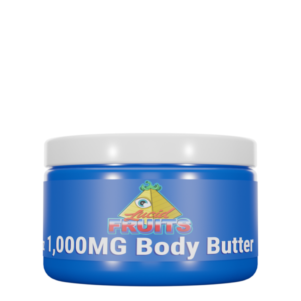 1,000mg CBD Body Butter for smooth and hydrated skin with CBD benefits.