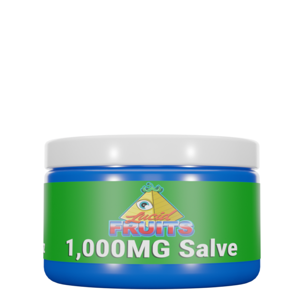 1,000mg CBD Salve for targeted pain relief and skin nourishment.