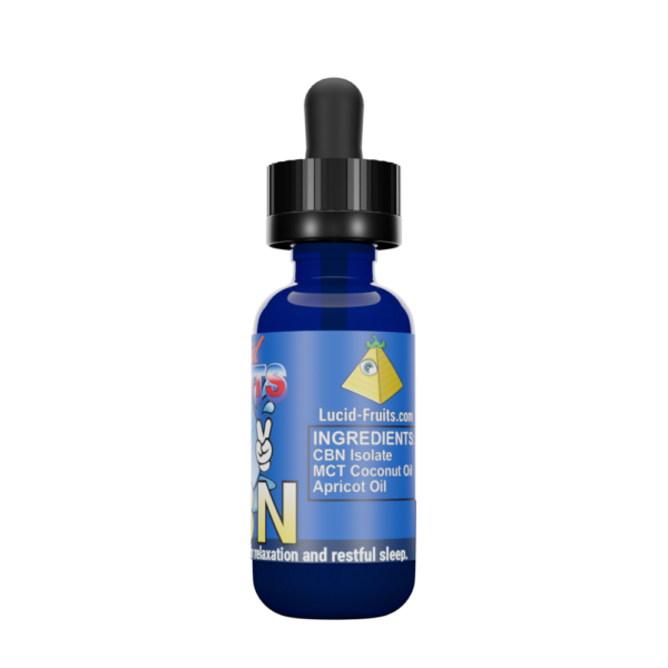 1,000mg CBN Tincture for restful sleep and relaxation.